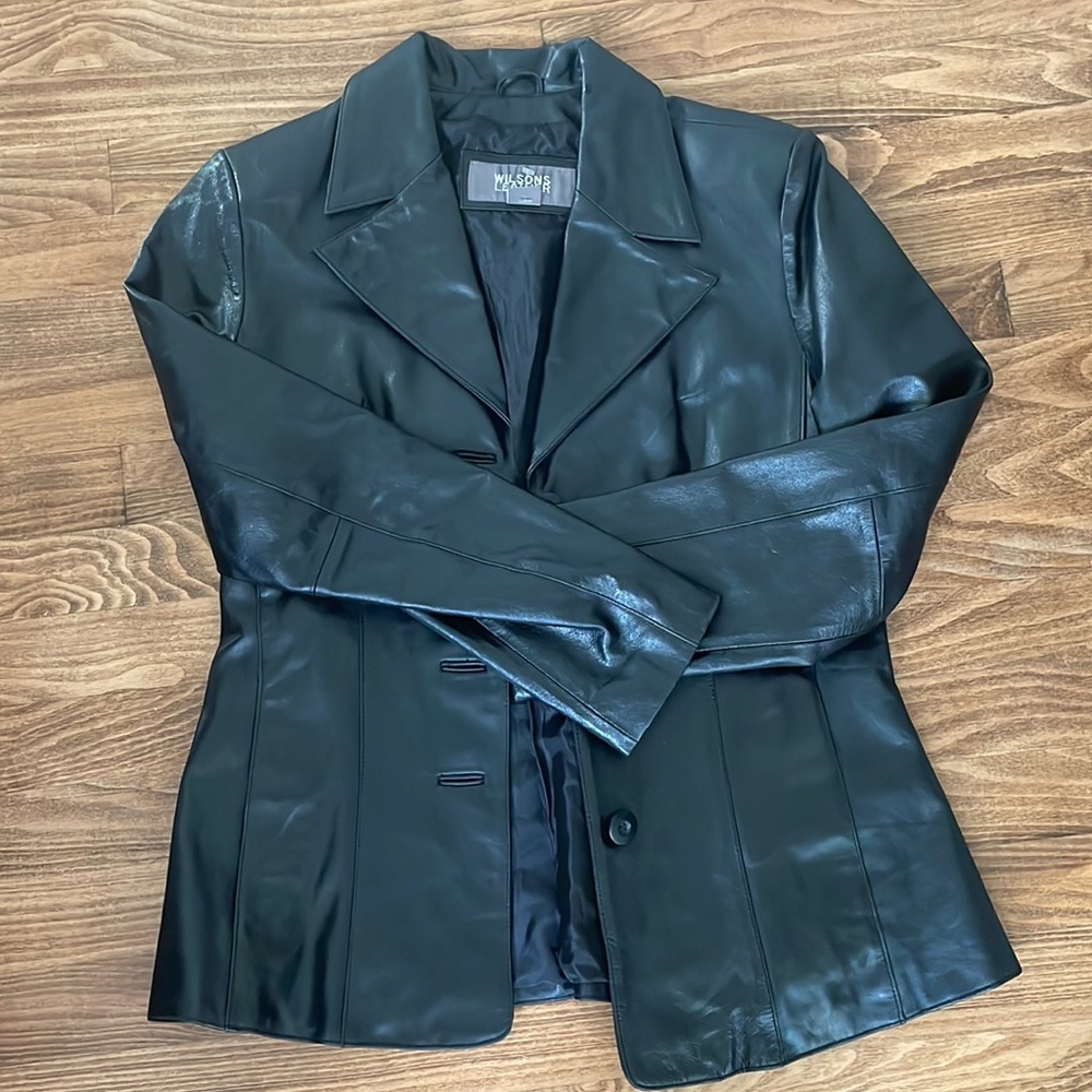 Leather Blazer